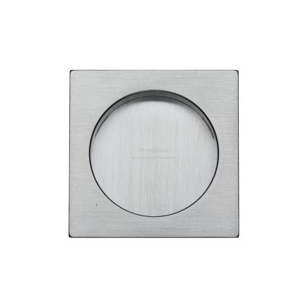 SLD Square Flush Pull Pair Satin Chrome