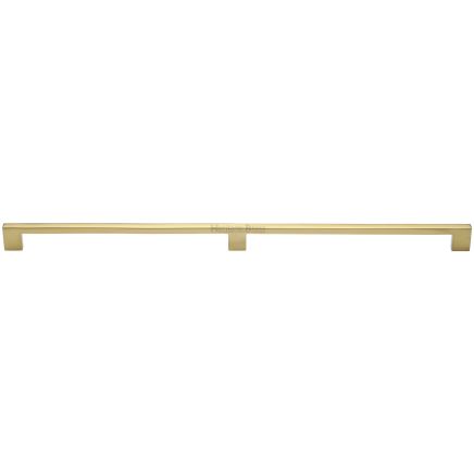 Heritage Brass Cabinet Pull Metro Design 480mm CTC Matt Black Finish
