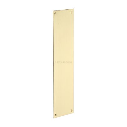 Heritage Brass Fingerplate 305mm Satin Brass finish