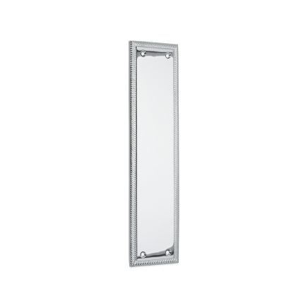 Georgian Finger Plate 300mm Polished Chrome