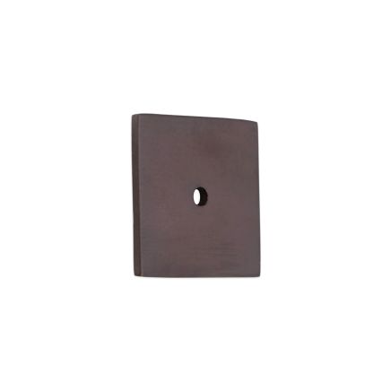 Square Backplate for Cupboard Knobs Aged Bronze