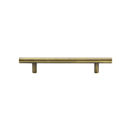 Heritage Brass Cabinet Pull Bar Design 128mm CTC Antique Brass Finish