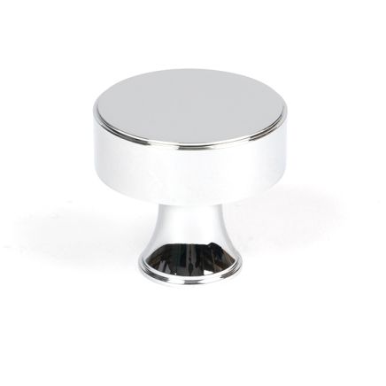 Polished Chrome Scully Cabinet Knob - 38mm
