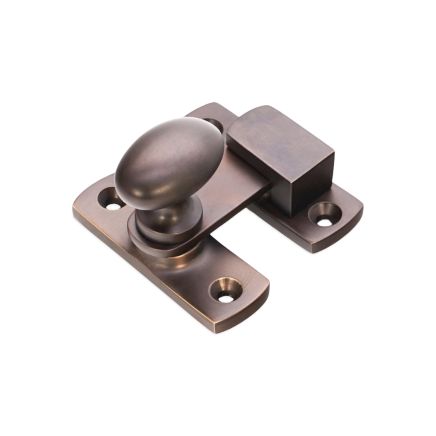 Oval Cupboard Latch Aged Bronze