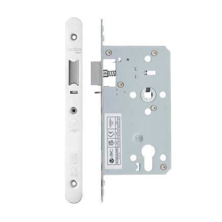Zoo Hardware 2 Piece - DIN night latch - 72mm c/c - backset 60mm - radius - Stainless Steel