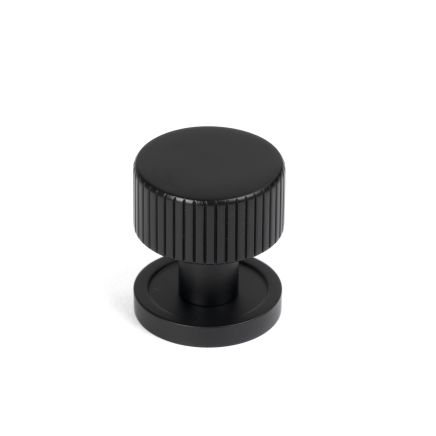 Matt Black Judd Cabinet Knob - 25mm (Plain)