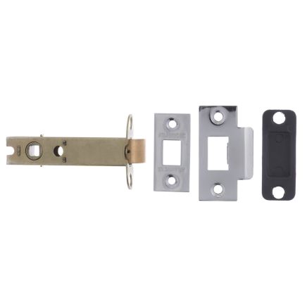 Atlantic Heavy Duty Bolt Through Tubular Latch 4" - Polished Chrome