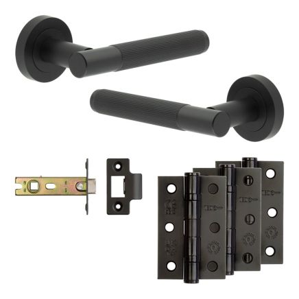 Complete Venice Door Handle Pack - Internal Doors - Black - By Frelan Hardware - JE-F4B-MB