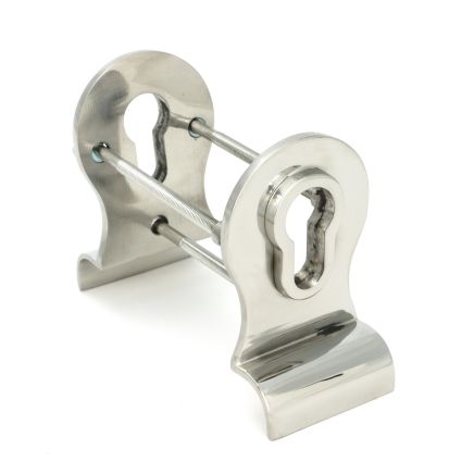 Polished Marine SS (316) 50mm Euro Door Pull (Back to Back fixings)