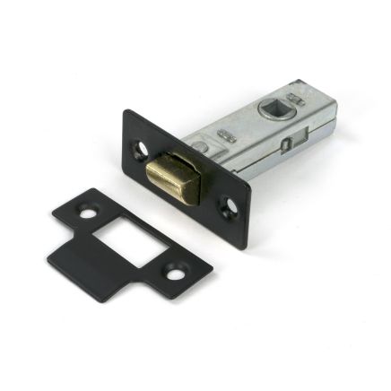 Black 2½" Tubular Mortice Latch