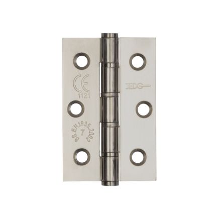 Jedo Stainless Steel Grade 7 Washered Hinges 76x50mm Polished Stainless Steel - By Frelan Hardware - J9504PSS