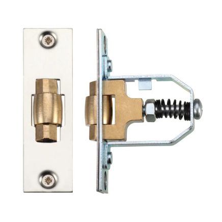 Zoo Hardware Adjustable Roller Latch - Polished Nickel
