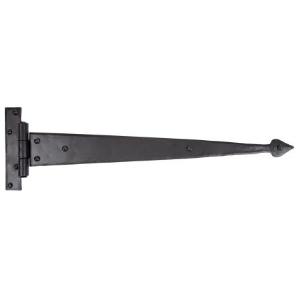 Black 18" Arrow Head T Hinge (pair)