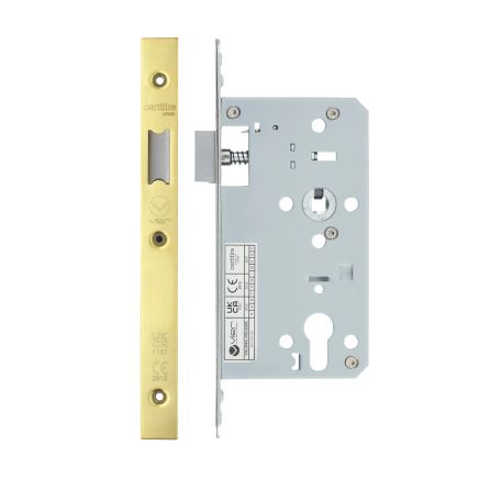 Zoo Hardware 2 Piece - DIN latch - backset 60mm - Gold