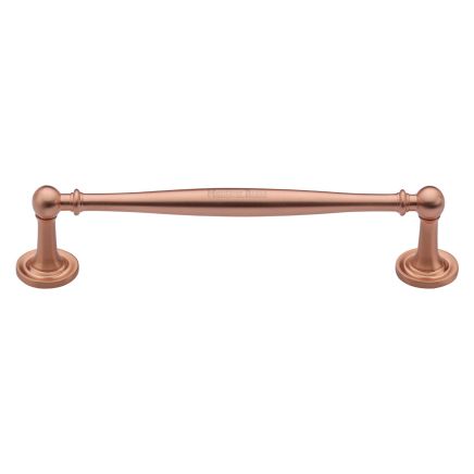 Heritage Brass Cabinet Pull Colonial Design 152mm CTC Satin Rose Gold Finish