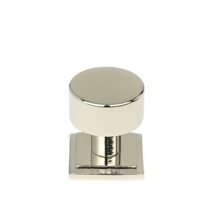 Polished Nickel Kelso Cabinet Knob - 25mm (Square)