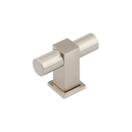 Westminster T Bar Cupboard Knobs Satin Nickel - By Frelan Hardware - BUR301SN