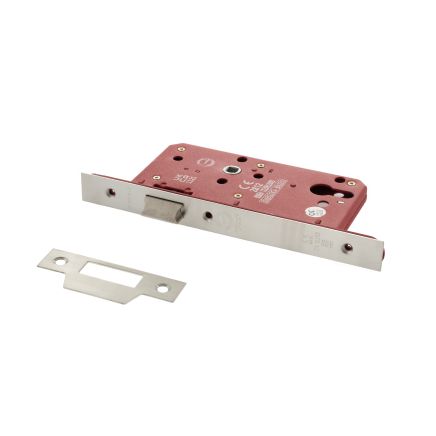 Atlantic DIN Latch 60mm backset - Satin Chrome