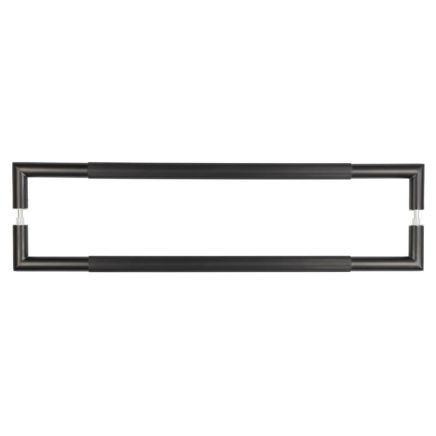 Three One Six Linear Pull Handles 600x25mm Back to Back Black - By Frelan Hardware - JMB15