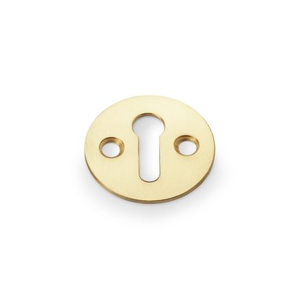 Alexander & Wilks - Victorian Standard Profile Escutcheon - Polished Brass