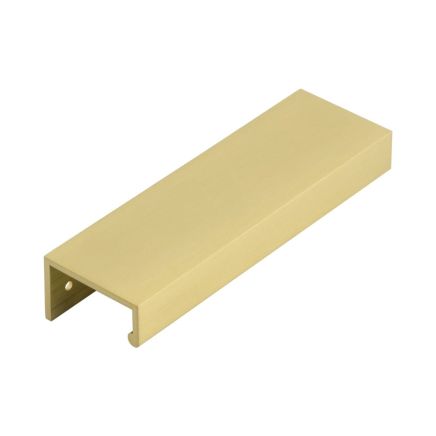 Burlington 150mm Satin Brass Angled Edge Pull - By Frelan Hardware - BUR911SB