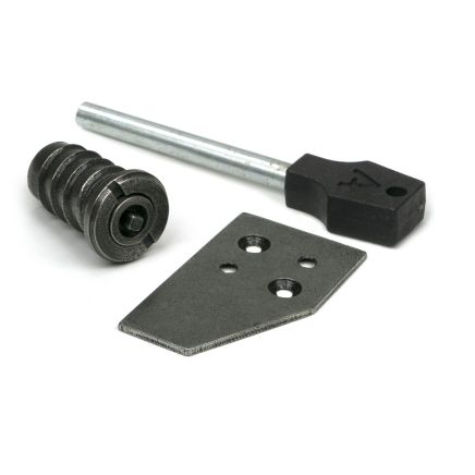 Pewter Key-Flush Sash Stop
