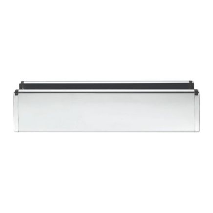 Sleeved Letter Plate - Bright Stainless Steel