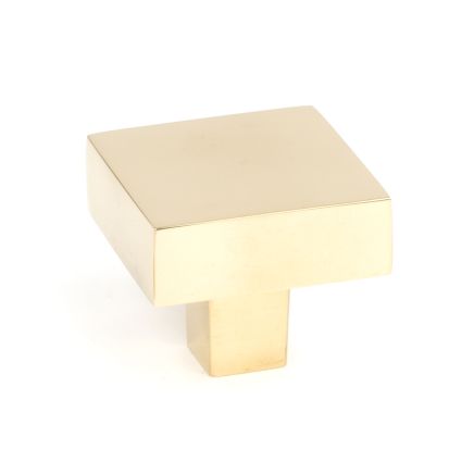 Polished Brass Albers Cabinet Knob - 35mm
