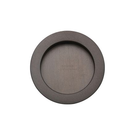 SLD Round Flush Pull Pair Matt Bronze