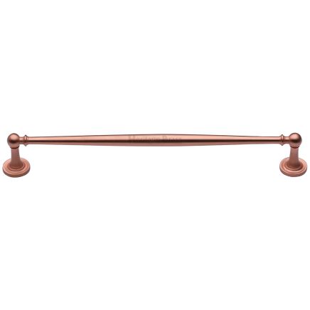 Heritage Brass Cabinet Pull Colonial Design 254mm CTC Satin Rose Gold Finish