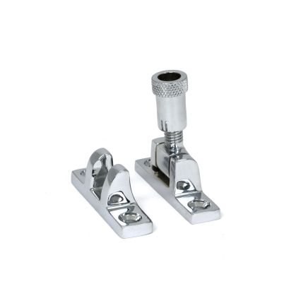 Polished Chrome Brompton Brighton Fastener - Narrow (Square)