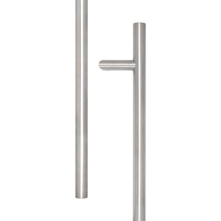 Stainless Steel Cranked Pull Handles 600x32mm Satin Stainless Steel - By Frelan Hardware - JSS519A