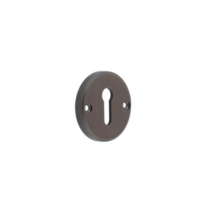 Burlington Westbourne Knurled Standard Keyway Escutcheon Dark Bronze - By Frelan Hardware - BUR182DB