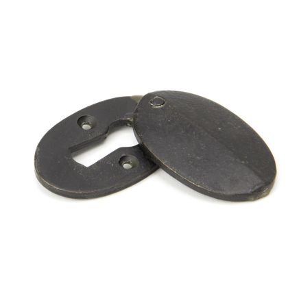 External Beeswax Oval Escutcheon & Cover