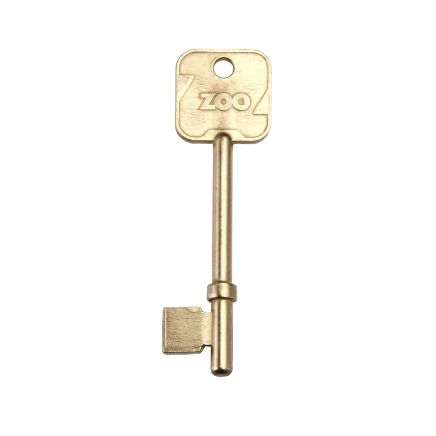 Zoo Hardware British Standard Spare CHUBB Blank Keys to suit 67mm and 80mm Locks - Brass