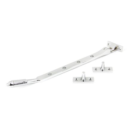 Polished Chrome 10" Reeded Stay