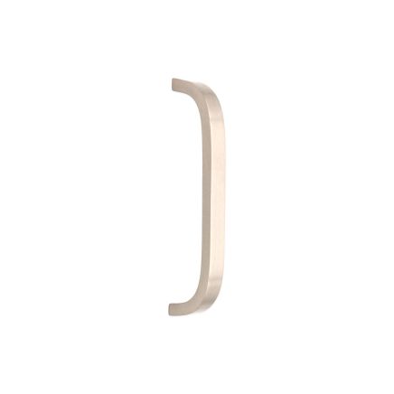 Curve Bar Cabinet Handle Satin Silver Large