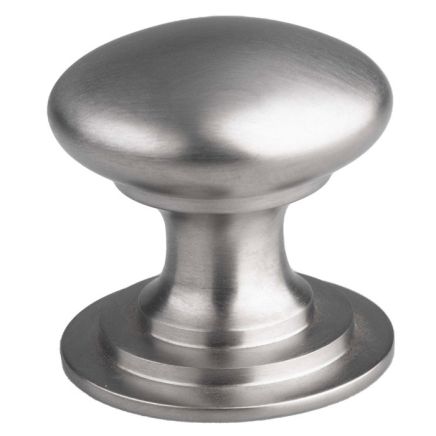 Victorian Cupboard Knob 25mm - Satin Nickel