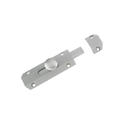 Zoo Hardware Surface Bolt 102mm - Satin Chrome