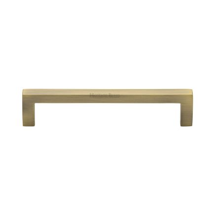 Heritage Brass Cabinet Pull City Design 128mm CTC Antique Brass Finish
