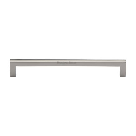 Heritage Brass Cabinet Pull City Design 192mm CTC Polished Nickel Finish