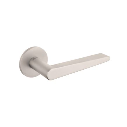 Tupai Rapido 5S Line Torrao Lever Door Handle on 5mm Slimline Round Rose - Pearl Nickel (Pair)