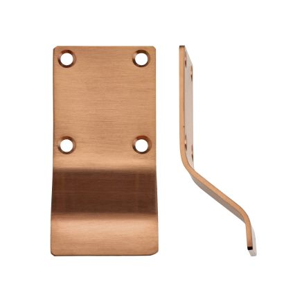 Zoo Hardware Cylinder Latch Pull - Blank Profile - 88mm x 43mm - Tuscan Rose Gold