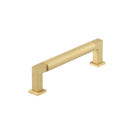 Burlington Westminster Round Cabinet Handles 128mm Satin Brass - By Frelan Hardware - BUR311SB