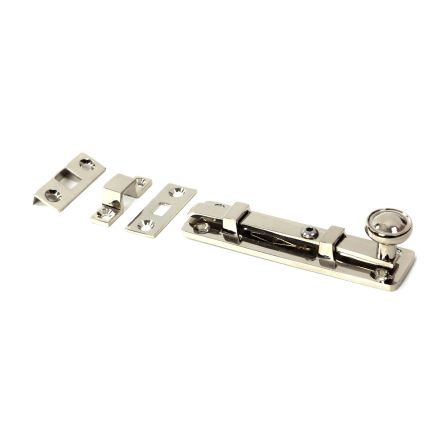 Polished Nickel 4" Universal Bolt