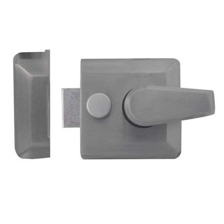 Narrow Stile Night Latches 66mm Satin Chrome - By Frelan Hardware - JL5031SC