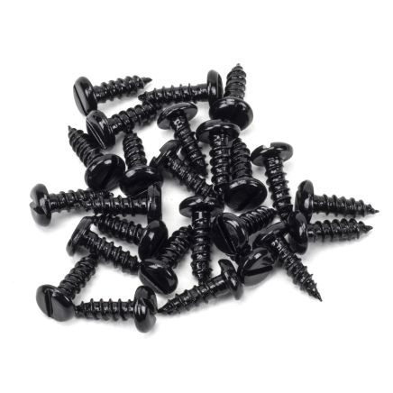 Black 8xÂ½" Round Head Screws (25)