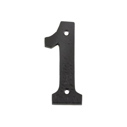 Zoo Hardware Numeral - No. 1 - 4" - Black