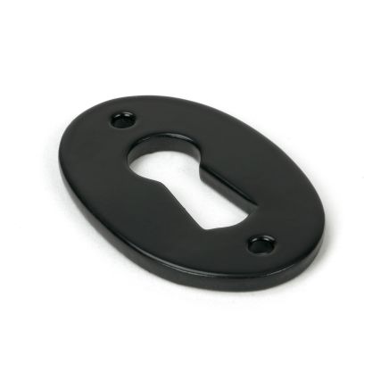 Black Oval Escutcheon