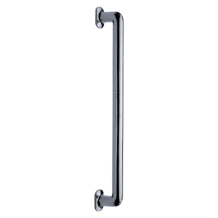 Heritage Brass Door Pull Handle Traditional Design 482mm Polished Chrome Finish
